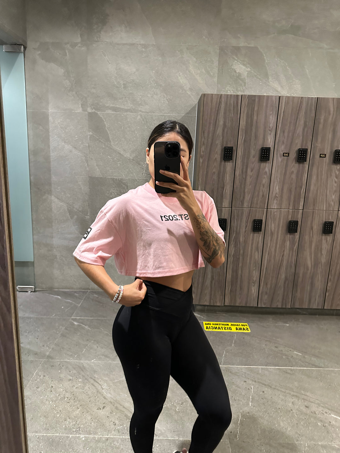 Cropped Oversize Gym Bubblegum